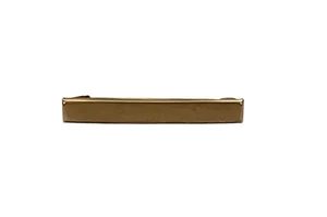 10K Yellow Gold Bar Lingerie Lapel Tie Pin - Picture 1 of 7