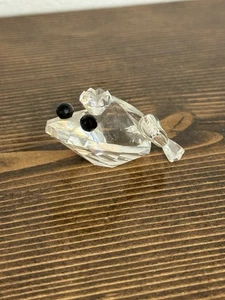Vintage SWAROVSKI Crystal Frog Prince Figurine - Picture 1 of 8