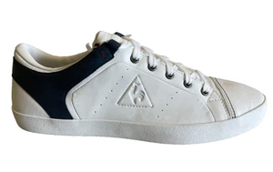 Le Coq Sportif Tribute White Leather Low Top Sneakers Men's Trainers 42 Shoes 9 - Picture 1 of 12
