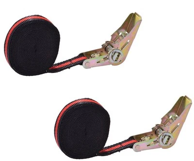 ALL-AROUND24® 2 Stück x 5 m SPANNGURT SPANNSEIL RATSCHENSPANNGURT ZURRGURT GURT mit RATSCHE