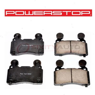 PowerStop Front Disc Brake Pad Set for 2010-2017 Chevrolet Camaro 6.2L V8 - wx Foto 1 de 4