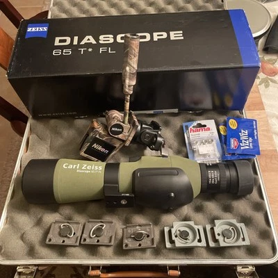 Zeiss DiaScope 65 T*FL Straight Spotting Scope 15-45x Eyepiece - Excellent - Image 1 of 4