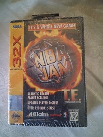 NBA Jam Tournament Edition (Sega 32X)  Factory Sealed  Original Shrink  Rare 32X