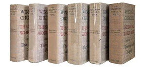 Winston S. Churchill The Second World War Vol. 1-6 Full Set 1st Editions - Foto 1 di 24