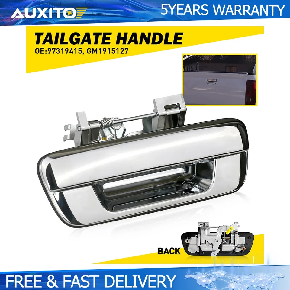 Cierre de manija de puerta trasera cromado 25801998 para 04-12 Chevy Colorado GMC Canyon Foto 1 de 4