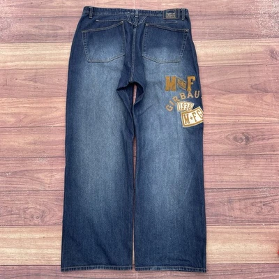 Pantalones de mezclilla holgados vintage Marithe Francois Girbaud para hombre talla 40 años 90 Y2K pierna ancha Foto 1 de 4