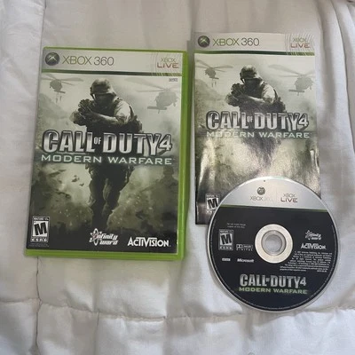 Call of Duty 4 Modern Warfare Microsoft Xbox 360 Game Complete With Manual - Image 1 of 4