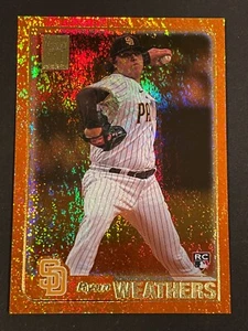 2021 Topps Archives Ryan Weathers RC Rookie Orange Hot Foil 8/15 237 2001 Padres - Picture 1 of 3