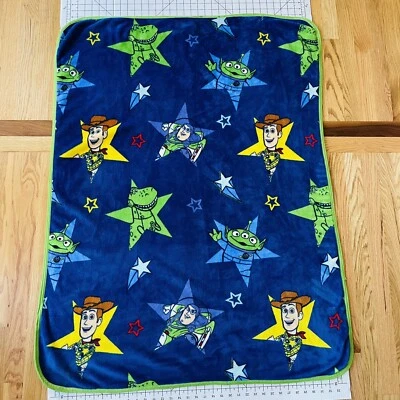 Manta de felpa marciana verde Woody Buzz Rex Toy Story Disney Pixar Stars Foto 1 de 4