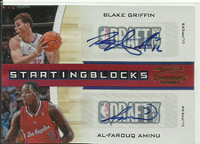 2010-11 Playoff Contenders Patches Starting Blocks Blake Griffin Auto /49 $RARE$