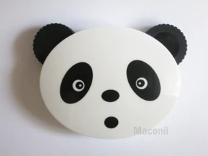 Contact Lens Cases - White Panda Design Travel Portable Case Box Set - Picture 1 of 3