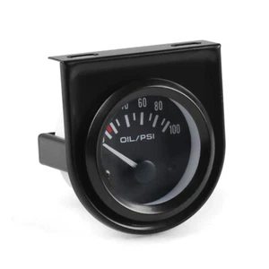 Universal 2''52mm LED Pointer 0~100PSI Oil Press Gauge Fuel Press Meter w/Sensor - Picture 1 of 8