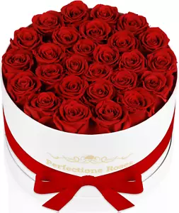 Forever Real Roses in a Box, Preserved Rose That Last up to 3 Years, Flowers for - Picture 1 of 12