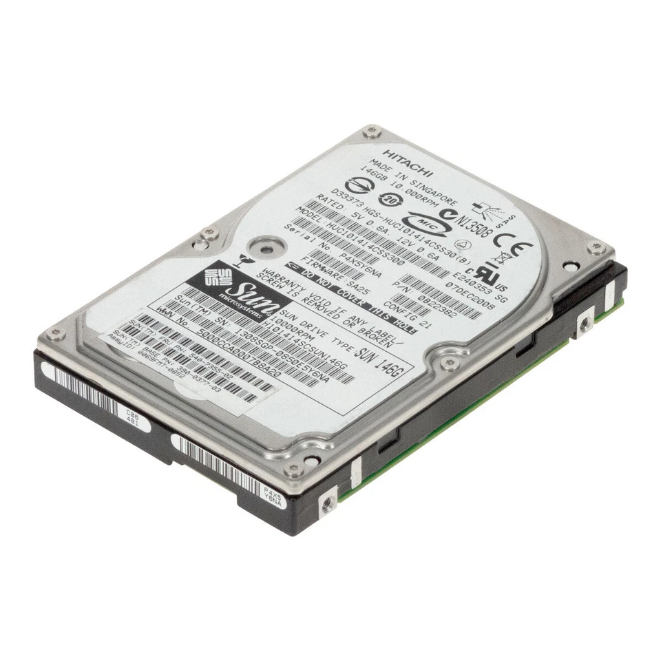 Hard Drive Sun 540-7355-02 HUC101414CSS300 146GB 10K SAS 2.5'' - Image 1 of 3