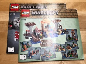 LEGO Minecraft 21116 8 in 1 Crafting Box Instruction Manuals ONLY!