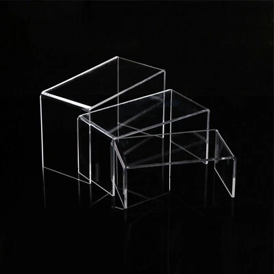 Alzatina Tavolino Espositore in Plexiglass Alzata Trasparente Spess. 5mm dolci - Immagine 1 di 4