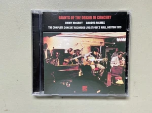 Boston 1973 Giants Of The Organ In Concert CD Jimmy McGriff Groove Holmes Tested - Picture 1 of 3