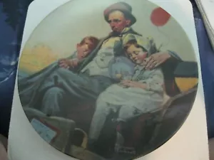 Norman Rockwell plate- 10467A "Home from the Country Fair" with box & COA - Foto 1 di 3