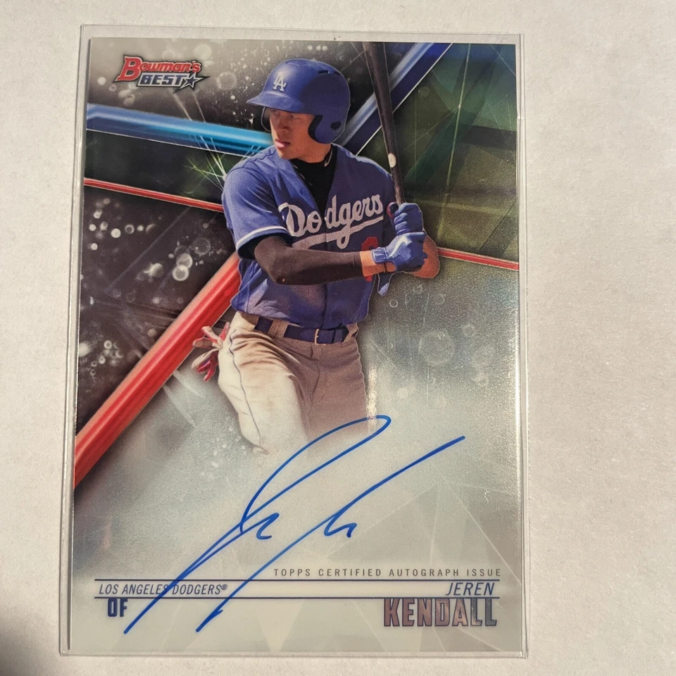 2018 Bowman's Best #B18-JK Jeren Kendall Best of 2018 Auto Refractor - Image 1 of 1