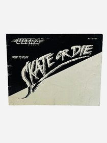 Skate or Die Nintendo Nes VTG Authentic Instruction Manual Booklet Only HTF