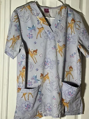 The Wonderful World of Disney BAMBI & BUTTERFLY 磨砂上衣衬衫尺寸 S 紫色 — 第 1/4 张图片