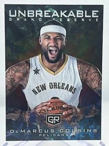 Demarcus Cousins 2016-17 Panini Grand Reserve #UN-3 Unbreakable Insert - Bild 1 von 2