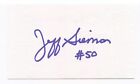 Jeff Siemon Signed 3x5 Index Card Autographed NFL Football Hall of Fame HOF