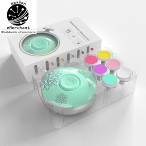 Recortadora eléctrica para el cuidado de las uñas del bebé, 6 piezas cabezales de molienda, cortapelos de pedicura seguros - Imagen 1 de 9