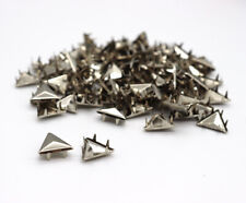 NOS Vintage 100 Count 1/2in 13mm Triangle Pyramid Nailhead Six Prong Studs