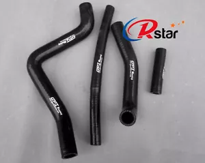 For silicone radiator hose Kawasaki KX125 KX 125 94-02 1995 1996 1997 2001 BLACK - Picture 1 of 5