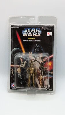 Chaveiro Star Wars 1997 Placo Toys metal fundido BOBA FETT - NOVO - Imagem 1 de 2