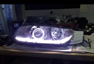 COPPIA PROIETTORE PROIETTORI ALFA ROMEO 156 FARI FANALI LENTICOLARE + POSIZIONE - Imagen 1 de 2