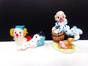 FIGURAS DE PAYASO DE COLECCIÓN LEFTON 1984 PAYASO Y CACHORRO #04006 Y PAYASO ACOSTADO CON BOLA - Imagen 1 de 7