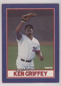 1991 Pepsi Ken Griffey Sr/Jr Food Issue Ken Griffey #8-8