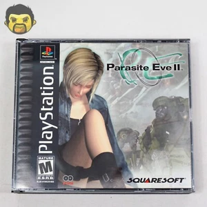 Parasite Eve 2 II PS1 Sony PlayStation 1 2000 Black Label 1st Print Tested - Picture 1 of 12