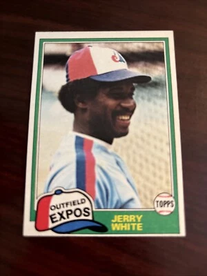 1981 Topps Jerry White #42 Montreal Expos - Image 1 of 2