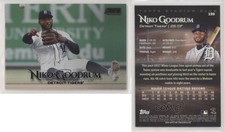 2019 Topps Stadium Club Black Foil Niko Goodrum #190