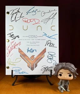 Dune 2021 Script Signed- Autograph Reprints- Dune Script- Denis Villeneuve - Picture 1 of 7