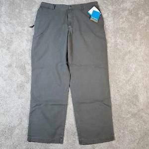 Men’s Gray Columbia Hiking Canvas Pants 38x32 NWT - Picture 1 of 9