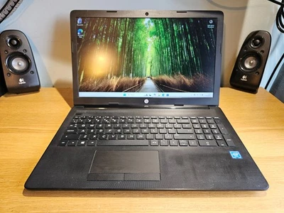 15" HP 15-da0008na Celeron N4000 1.1GHz 8GB 240GB Black Windows 11 Laptop - Image 1 of 4