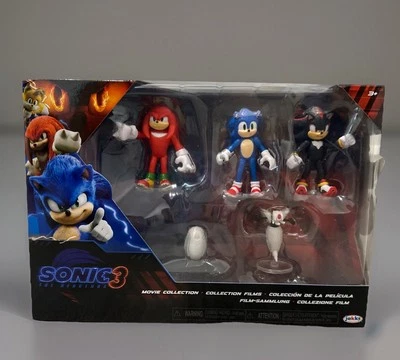 Sonic The Hedgehog 3 Action Figures 5 Pack Knuckles Sonic Shadow Buzz Bomber etc - Image 1 of 4