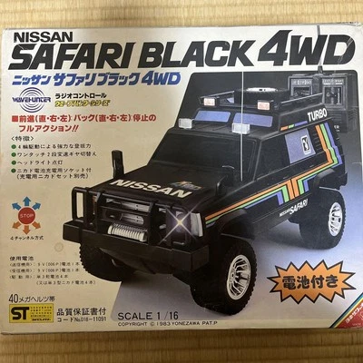 Yonezawa Toys Radio Control Car SAFARI BLACK Nissan 1/16 W/BOX F/S FEDEX - Image 1 of 4
