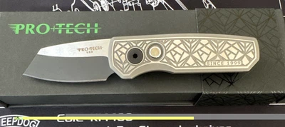 Pro-Tech Custom 25th Anniversary FB Exclusive Reverse Tanto Knife Nexus Textured - Image 1 of 4