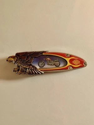 Vintage Harley-Davidson Billy Bike Franklin Mint Folding Knife  - Image 1 of 4