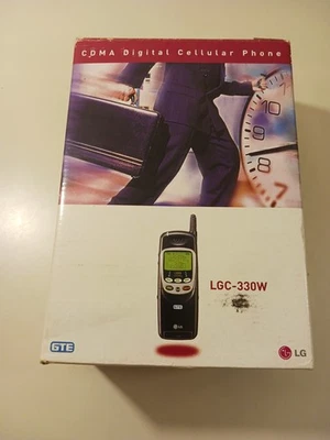 Teléfono Celular Digital Doble Banda CDMA Teléfono Abatible Vintage LGC-330W Grande LCD Foto 1 de 4