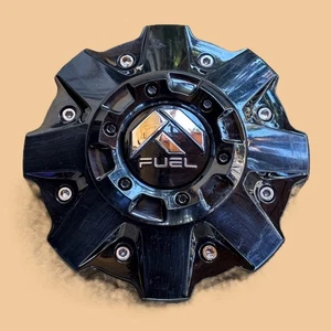 Fuel Wheels Gloss Black Custom Wheel Center Cap # 1001-81-1 / S2012-07 - Picture 1 of 6