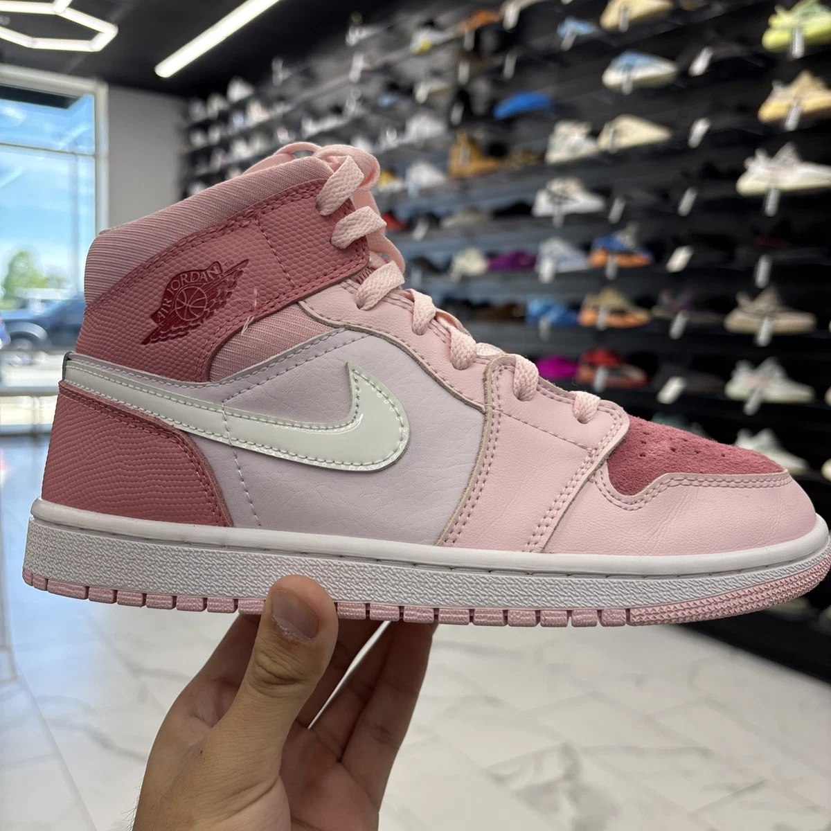 Jordan 1 Mid Digital Pink W for sale | eBay