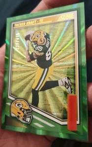 /415.     2025 Score Green Spokes #35 Tucker Kraft  - Imagen 1 de 3
