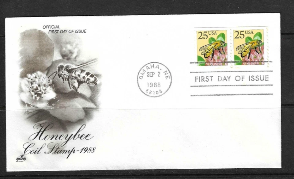 US SC # 2281 Honeybee  FDC . Artcraft Cachet.. - Image 1 of 1