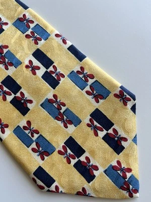 JoS A Bank Mens Silk Necktie Corporate Collection Geometric Tie NWT Made USA - Image 1 of 4